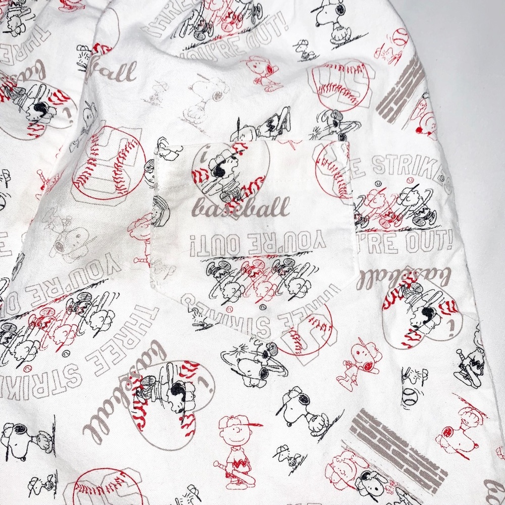 Snoopy Charlie Brown Baseball Shorts Boxers